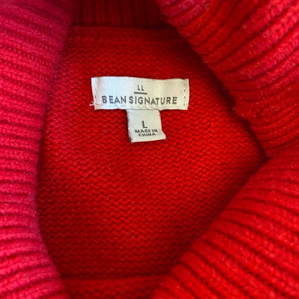 L.L. Bean Signature Nordic 100% Merino Wool Sweater - Picture 7 of 15